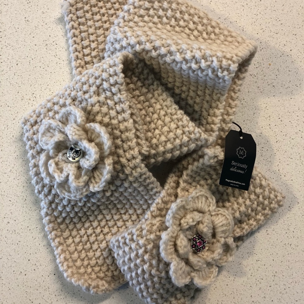 Magnolia and Vine Scarf and Headband